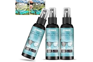 YIZER 2024 New Lens Scratch Remover,3PC Repair Lens Glass Grinding Scratch,Glasses Cleaner Spray for Sunglasses Screen Cleaner Tools(3PC)