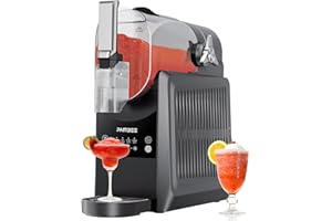 PAMBEE 88oz Slushie Machine, No Ice Needed Frozen Drink Maker for Home, Self-Cleaning, 5 Preset Menus & 5 Temp Settings Slushy Machine for Margarita, Frappés, Milkshakes and More