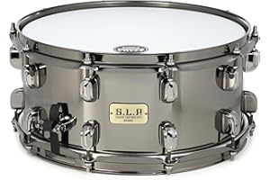 Tama S.L.P. Black Brass Snare Drum - 6.5 Inches X 14 Inches