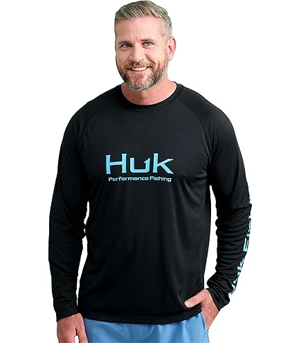 HUK Pursuit Camo Chemise à manches longues ventilée pour