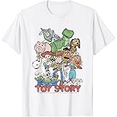 Disney Pixar Toy Story All Stars Distressed Group Shot T-Shirt