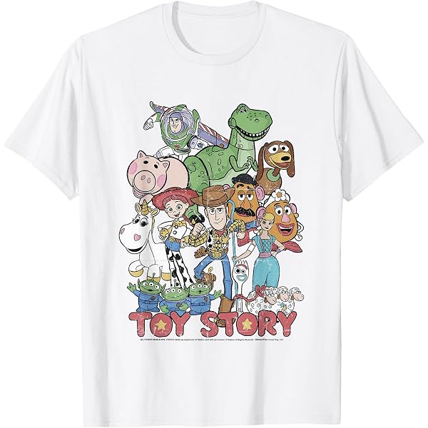 Amazon.com: Disney Pixar Toy Story '95 Retro Distressed Colorful