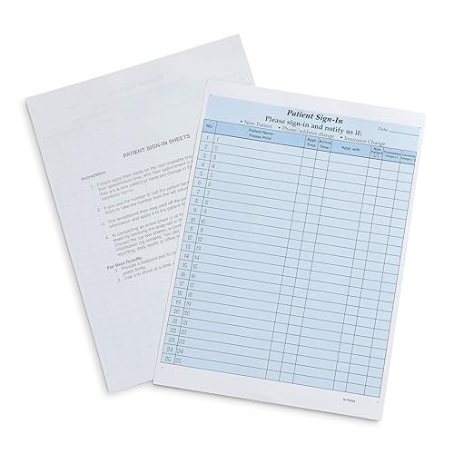 Blue Summit Supplies Patient Sign in Forms, Carbonless 3 Part... Blue Summit Supplies Patient Sign in Forms, Carbonless 3 Part...