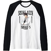 Bleach Sosuke Aizen Squad 5 Anime Raglan Baseball Tee