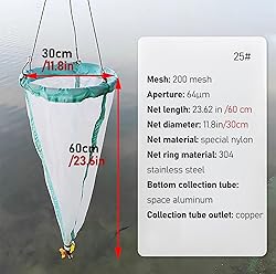 ERRULAN Fine Mesh Plankton Net, 64μm Plankton