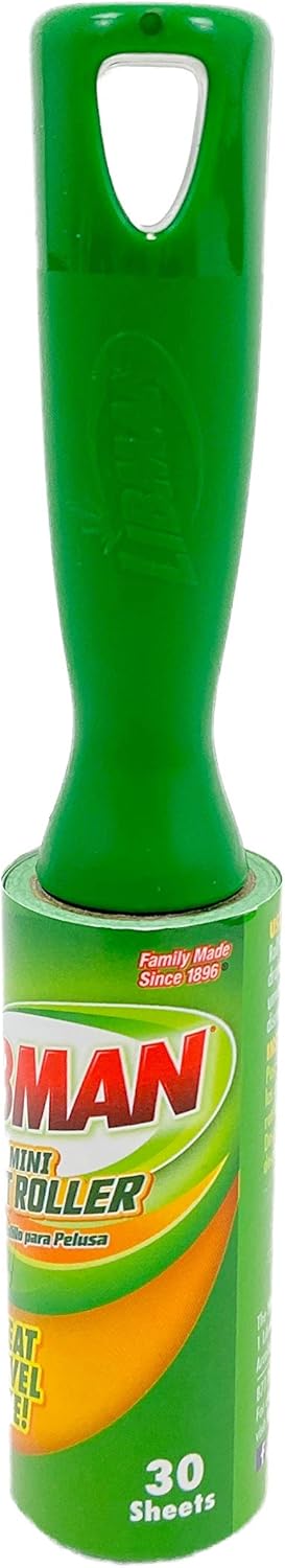 Libman Mini Lint Roller- 30 Sheets Per Roll (Pack of 6-180 Total Sheets) with Free Bonus Reusable Lint Roller: Health & Personal Care