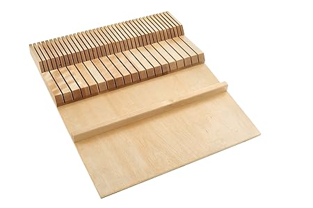 Rev A Shelf 4wdkb 1 Double Knife Block Drawer Insert Amazon