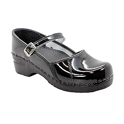 Bjork Women's Marcella Mary-Jane Leather Clogs