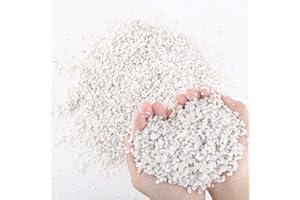 Anothera 7LB Succulent and Cactus Bonsai DIY Rocks, White Onyx, Gravel for Terrarium, Fairy Gardening, Top Dressing,（6mm-8mm）