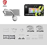 MSI MAG CoreLiquid E240 AIO CPU Cooler ARGB Dual-Chamber Water Block view 7