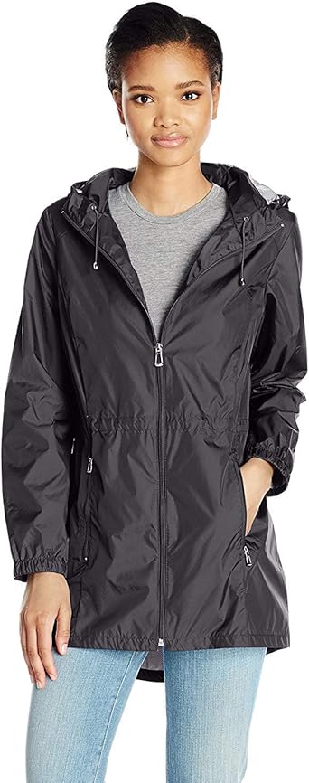 calvin klein packable rain jacket