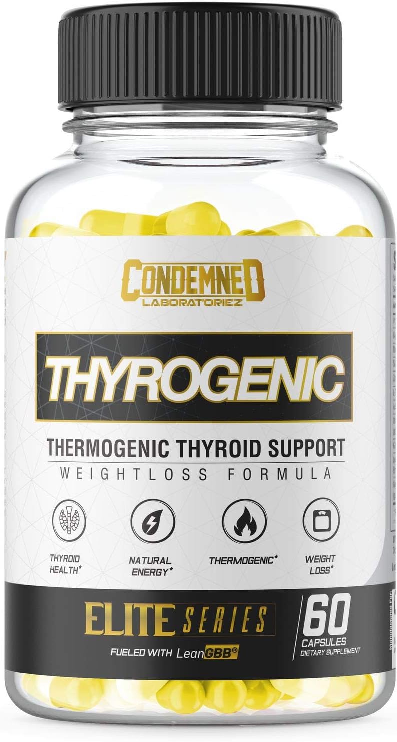 Condemned Labz Thyrogenic Thermogenic Thyroid Support Fat Burner 60 Caps