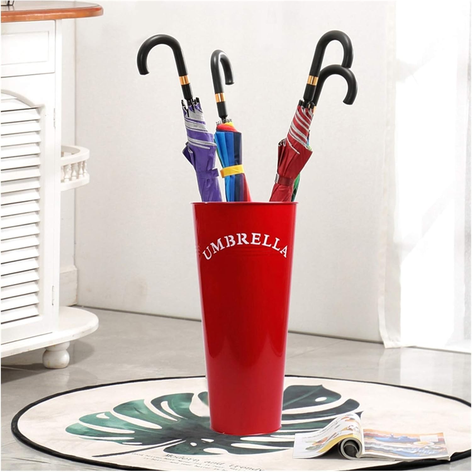 AGYH Umbrella Rack Metal Umbrella Stand Umbrella Holder, Outdoor Modern