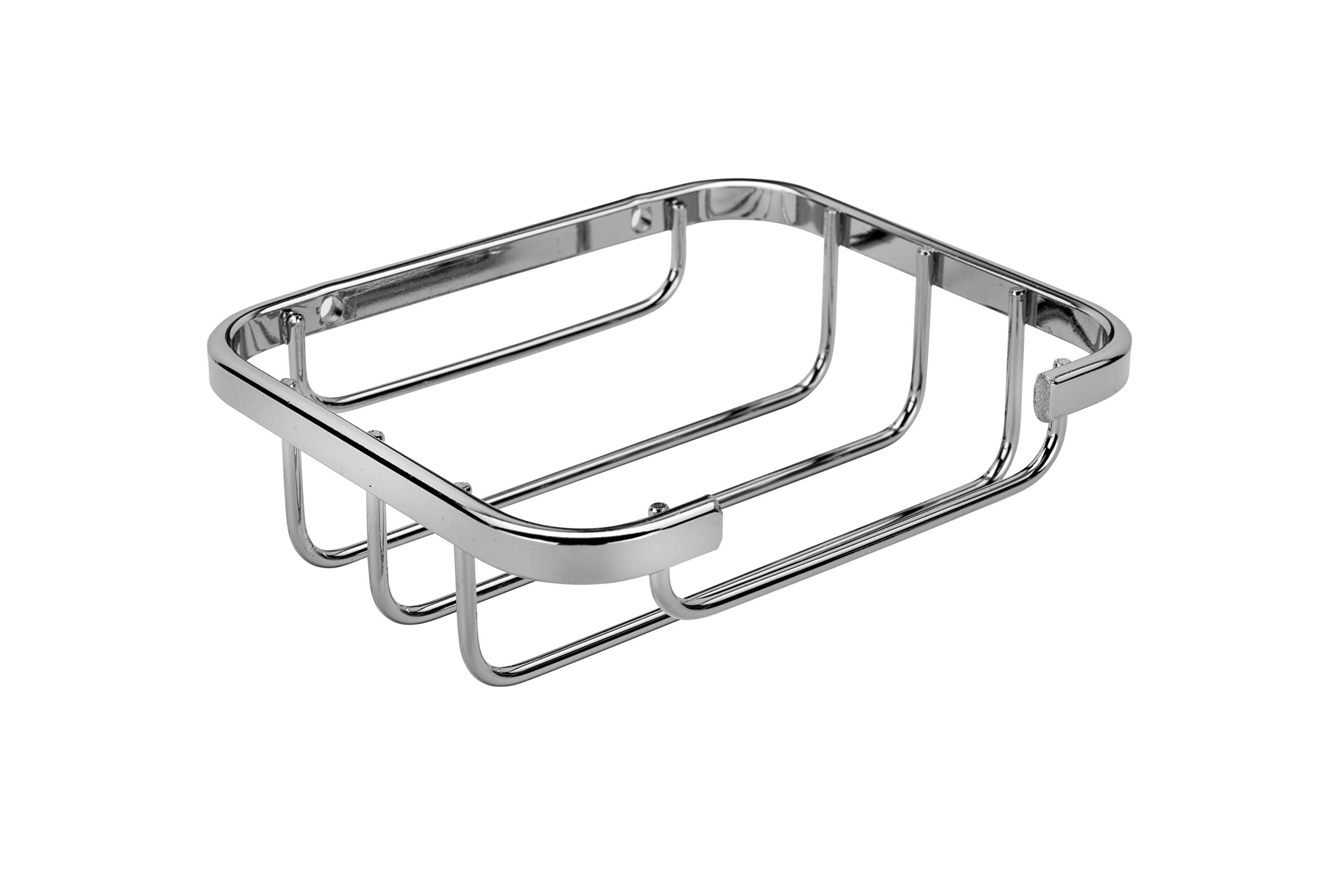 Croydex Chrome Plated Mild Steel Wire Soap Dish, 5 Year Rust Free Guarantee