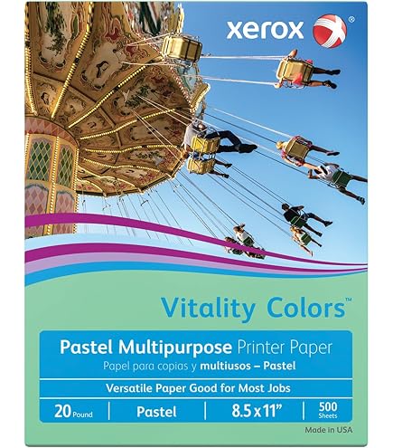Amazon.com : Xerox® Vitality Colors™ Multipurpose Printer Paper