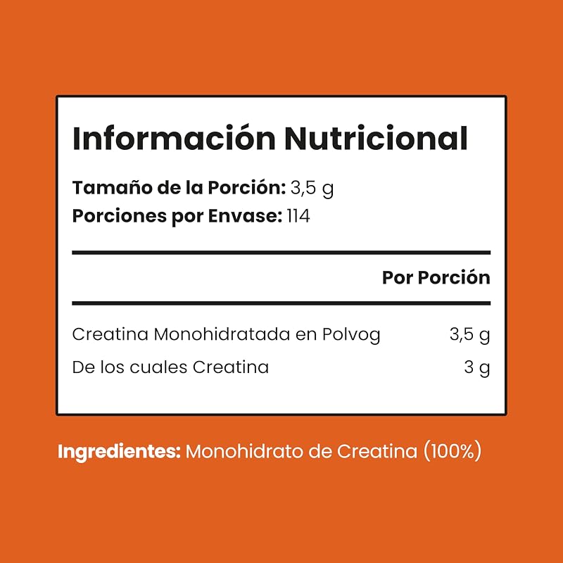 Creatina Monohidratada en Polvo Micronizado | Bolsa de 400 g | 114 Raciones | Creatina Monohidrato Polvo Ultrafino 200 Mesh de Fácil Disolución (No en Gominolas) | Vegana | Vitabright Creatine