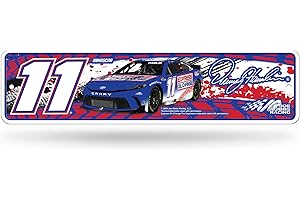Rico Industries NASCAR Racing Metal Street Sign 4" x 15" Home Décor - Bedroom - Office - Man Cave