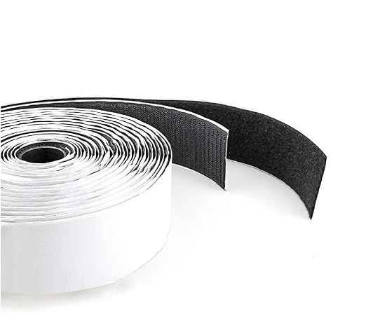 LifeKrafts Hook and Loop Tape (Size 25 Meter x 20mm Width) Self Adhesive Hook Tape, Non