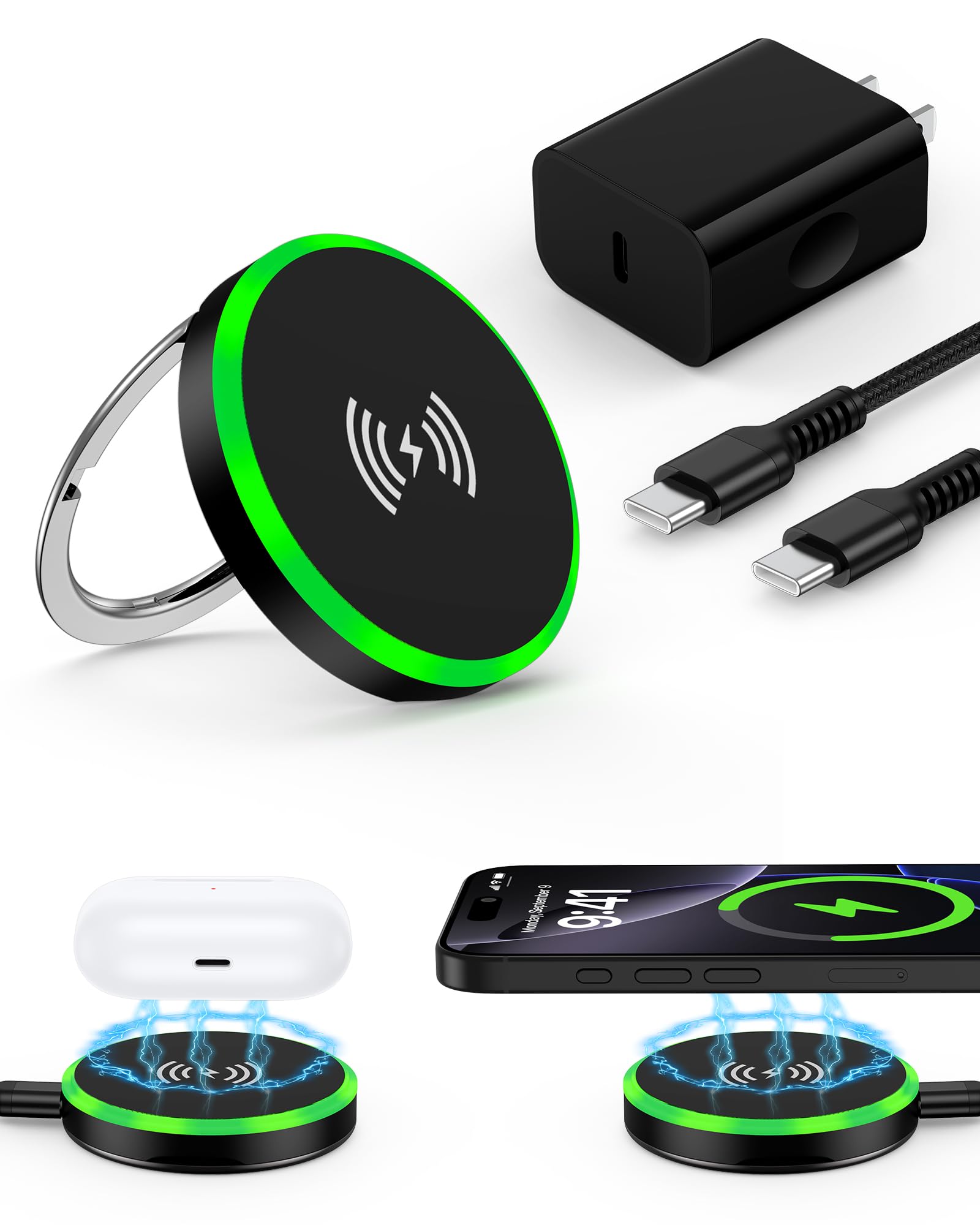 Photo 1 of *UNTESTED*
Samsung Magsafe Charger 15w Magnetic Wireless Charger Pad Fast Charging for Galaxy S26 S25 Edge S24 Ultra S23 S22 Fe S21 Note20 Z Fold7 Flip7,Pixel 10 Pro XL, Mag Safe Charger Dock &USBC Power Adapter