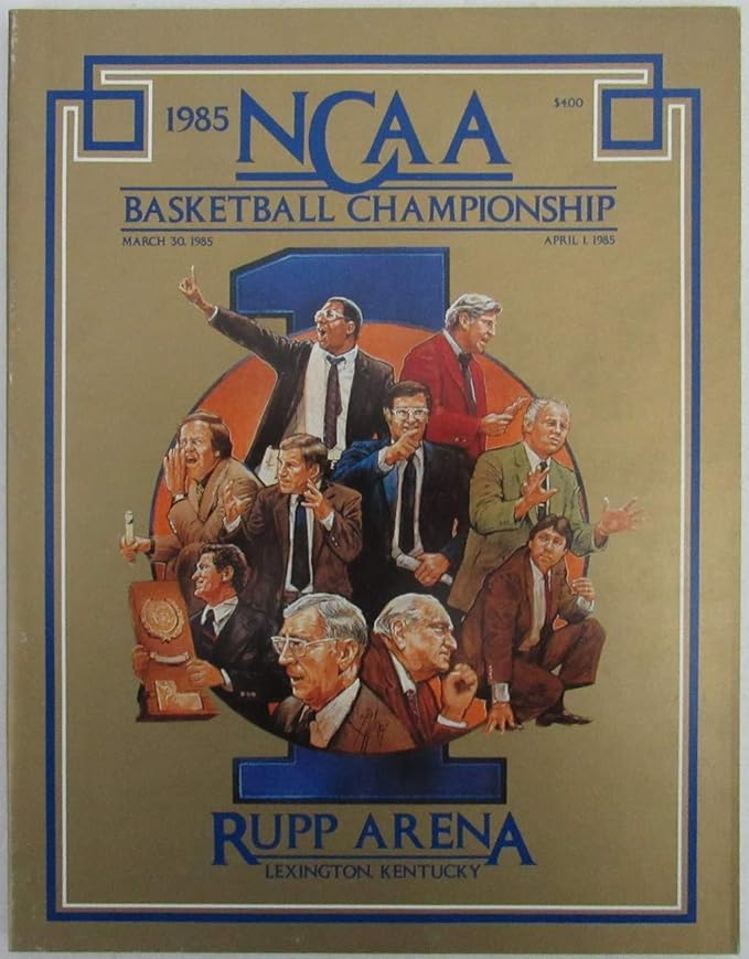1985 NCAA Men's Basketball Champion Final Four Program