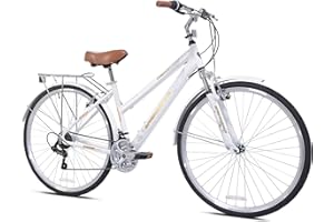Kent International Springdale Hybrid Bicycle - 700c ‎Hybrid Bike with 21-Speed Rear Shimano Derailleur Drivetrain - Lightweight Mountain Bike with Aluminum Frame for Premium Cycling