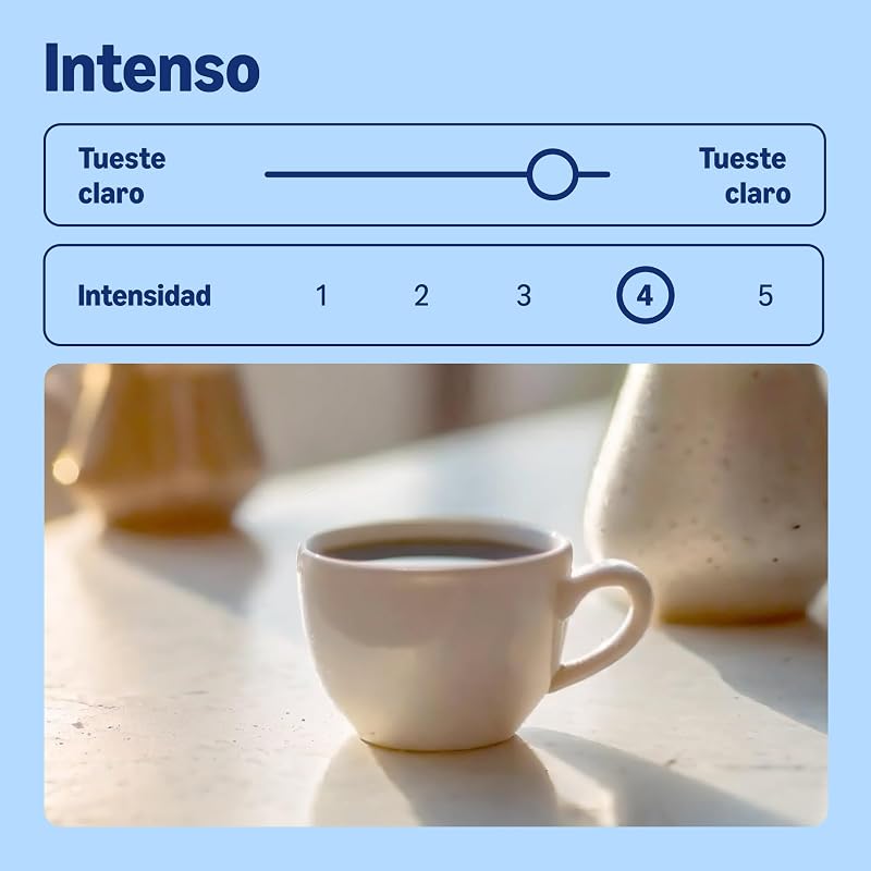 Grãos de Café Intensos, Torra Escura, 2kg (2 pacotes de 1kg), Certificado pela Rainforest Alliance