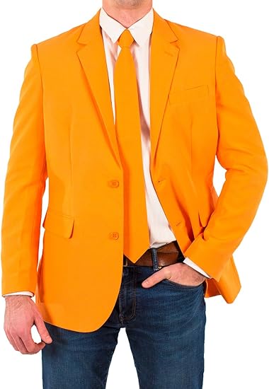 Amazon Co Jp Festified Suit メンズ Us サイズ 52 カラー オレンジ 服 ファッション小物