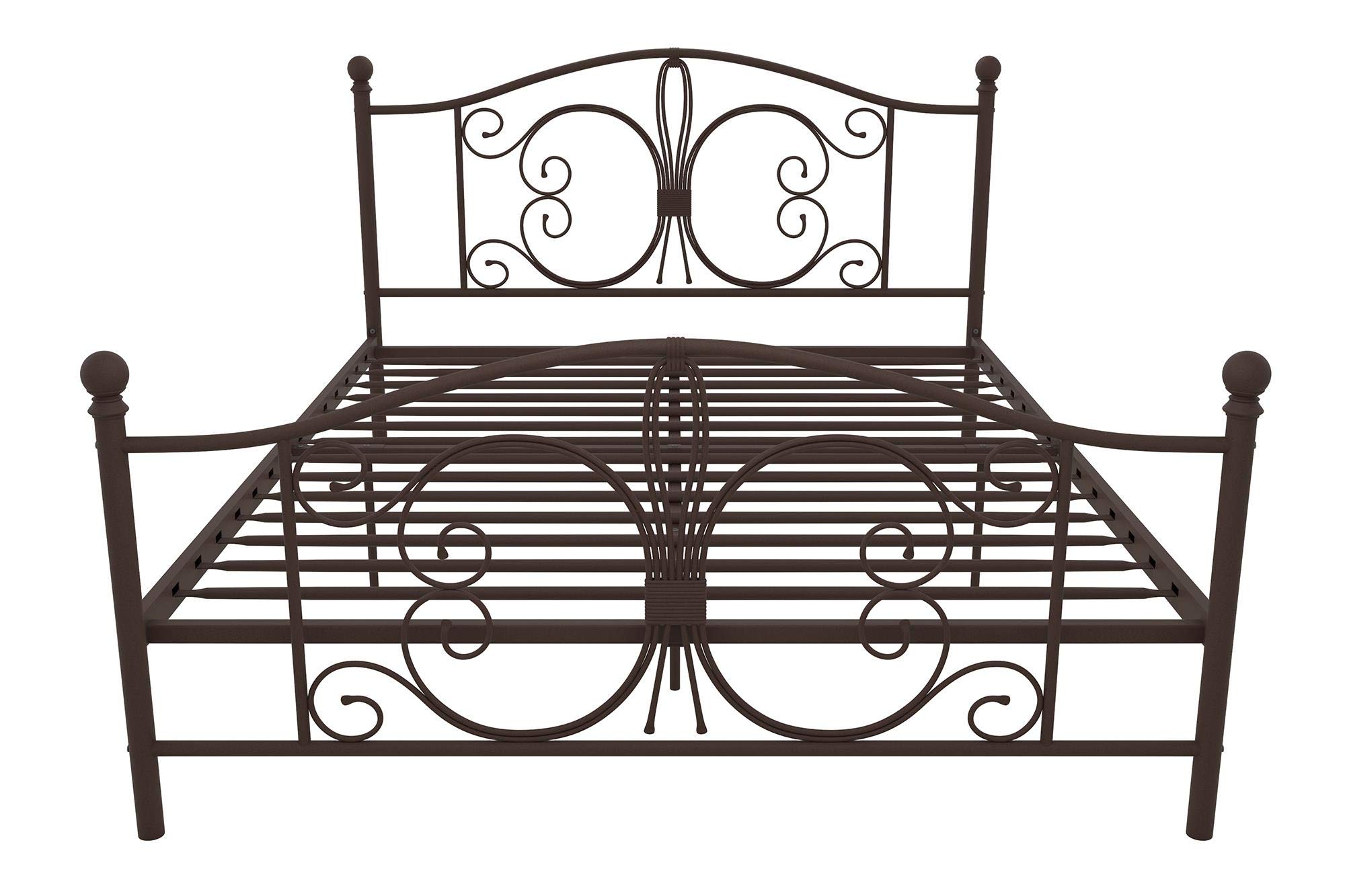 DHP Bombay Metal Bed, Queen, Bronze