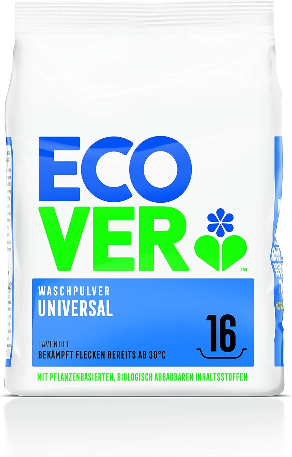 Ecover Waschpulver Konzentrat Lavendel (1,2 kg / 16 Waschladungen