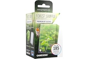 Gamegenic Forest Shuffle Premium Art Sleeves – Official Textured Card Sleeves with Original Card Back Design – 165 Art Sleeve