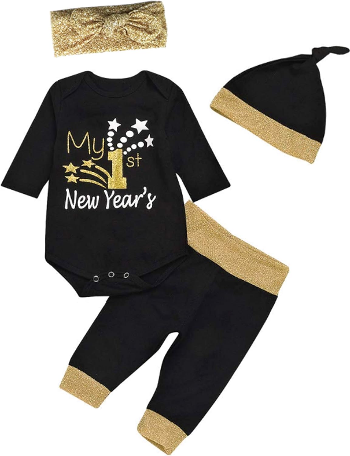my first new year baby girl outfit