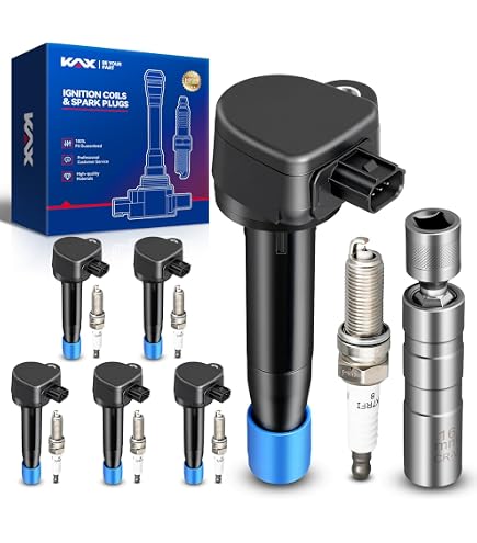 Kit De 6 Bobinas De Encendido Y Bujías De Iridio Para Honda Accord / Odyssey / Acura - ACS (UF603)
