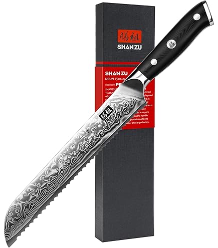 Amazon.com: SHAN ZU Damascus Chef Knife 8 Inch & Knife