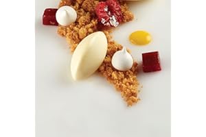 PAVONI Pavoflex Professional Silicone Mold - Mini Quenelle 3D - PX072-100 Indents