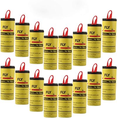 RAM 20 x Pesticide Free Fly Paper Sticky Fly Catchers Indoor Greenhouse