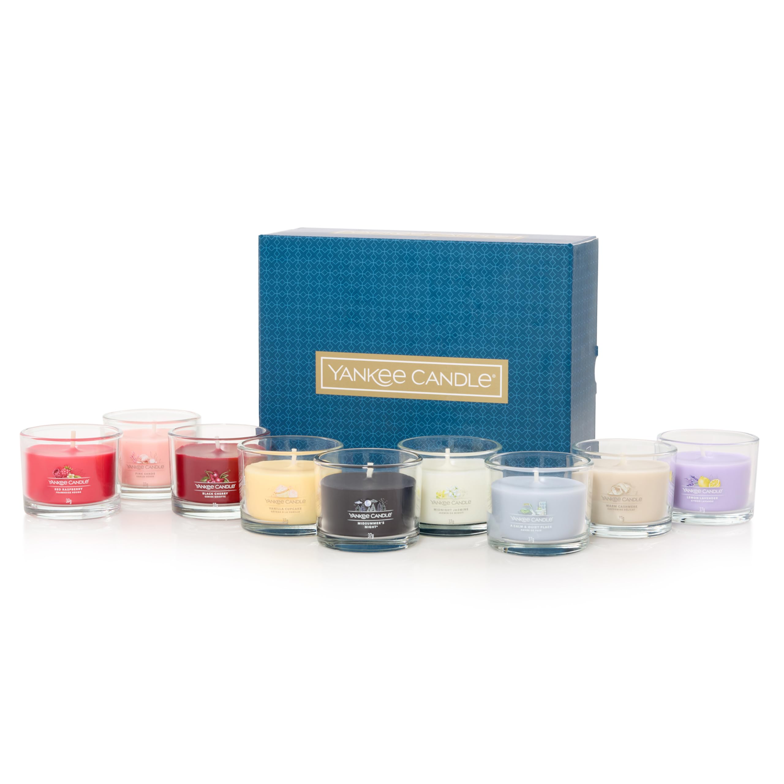 Yankee Candle Scented Candles Gift Set | 9 Scented Mini Filled Votive Candles | Soy Blend Wax Mix | Perfect Gifts for Women