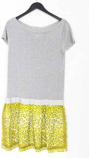 Amazon サカイ Sacai レオパード切替ニットワンピース 2 グレー イエロー調 中古 ワンピース チュニック 通販