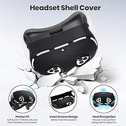 Silicone Cover Set Compatible with Meta/Oculus
