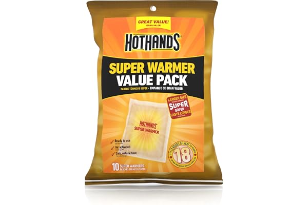 HotHands Body and Hand Super Warmer 10 pad Value Pack