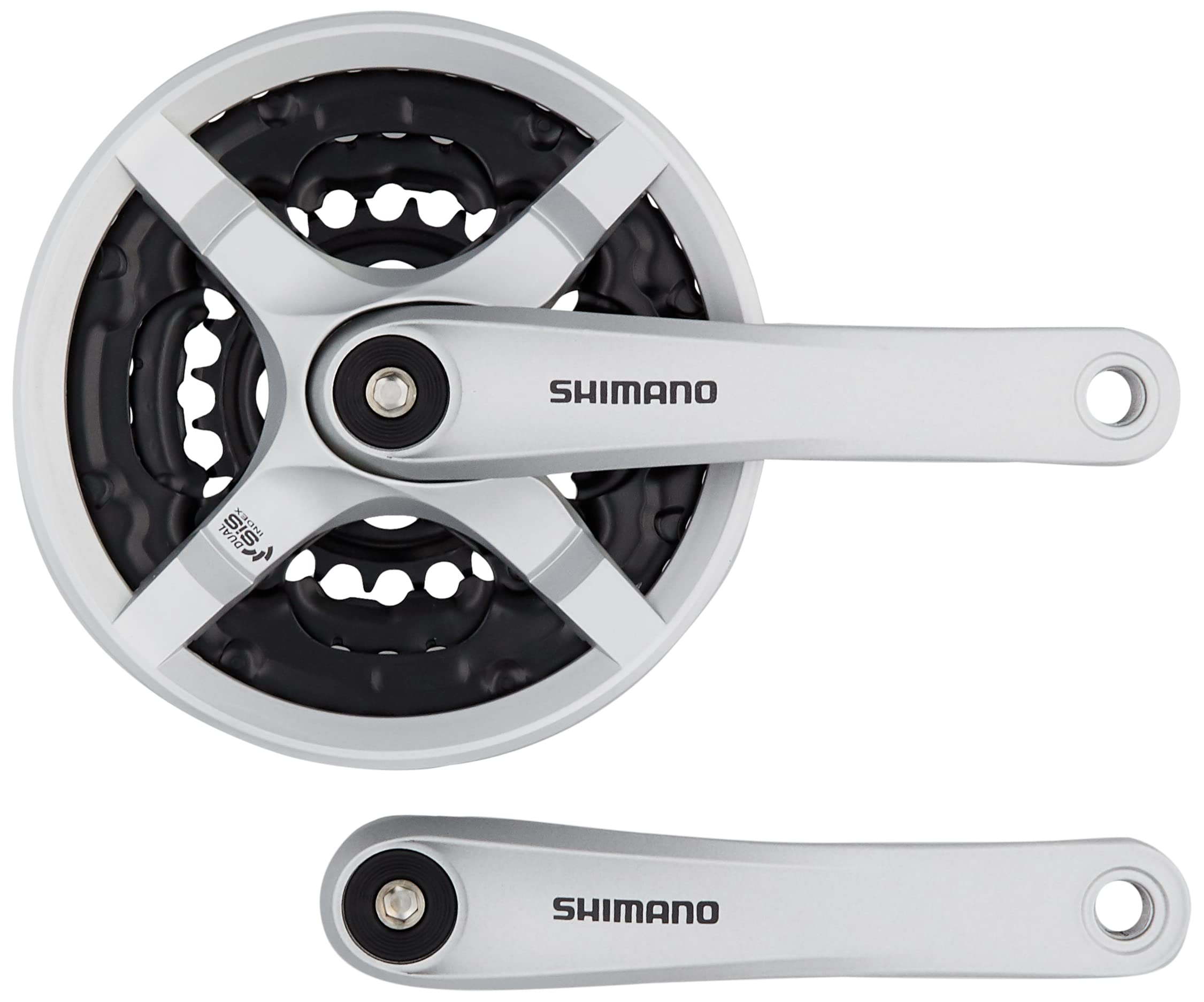 Shimano FC TY501 Square 6/7/8 Speed Chainset, Unisex, E-FCTY501C244CSB, Silver, 170 mm
