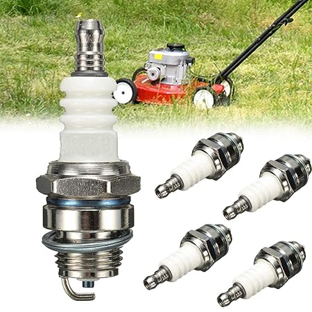 Unbekannt 5 x RJ19LM BR2LM Rasenmäher Zündkerze für Briggs und Stratton Motoren