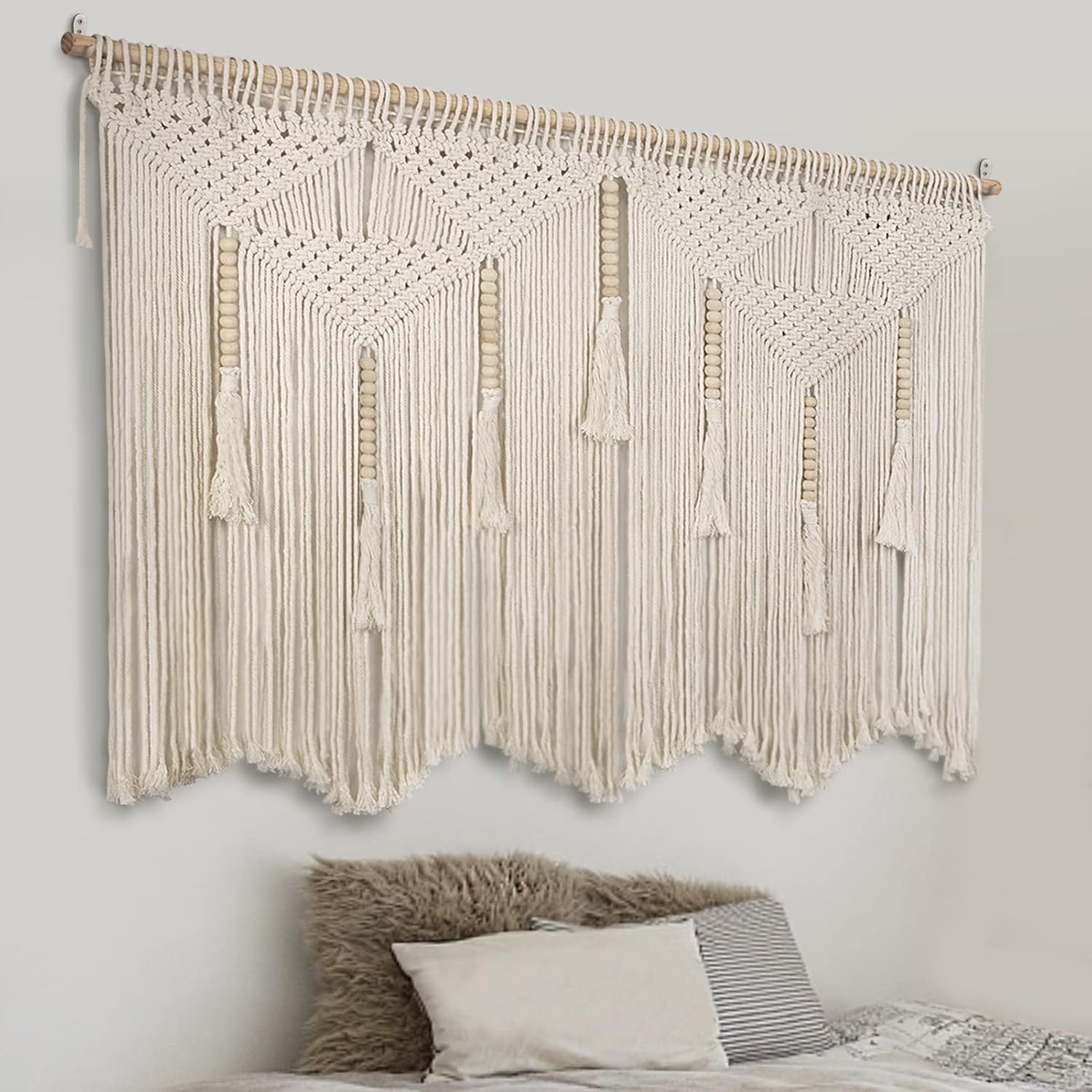 Tapestries - Large Macrame Wall Hanging 43.3