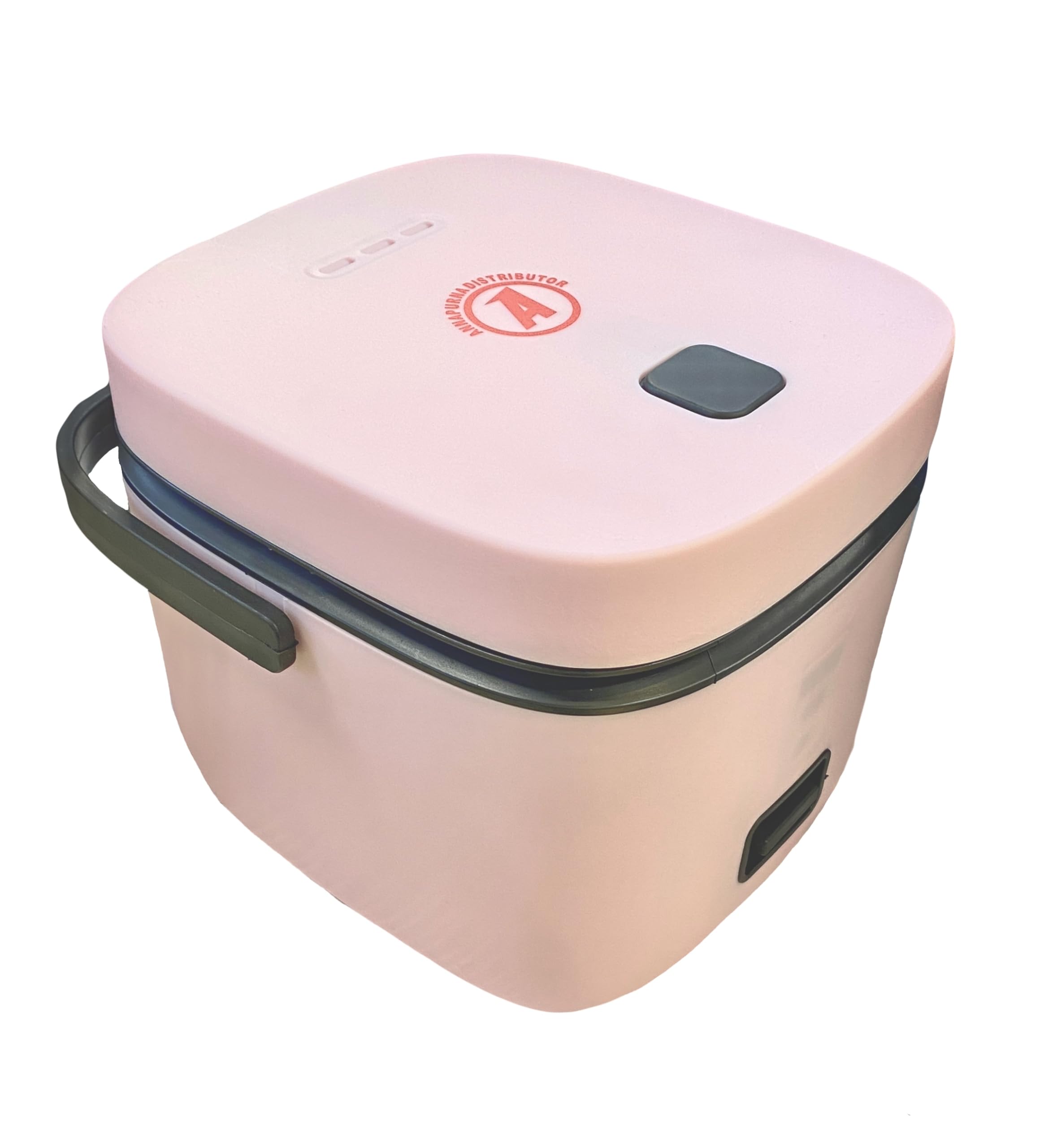 ANNAPURNA DISTRIBUTOR Mini Rice Cooker, Healthy Ceramic Coating 1.2L