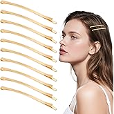 50 Gold Jumbo Bobby Pins 3.34 Inch Large Bobby Pins for Thick Hair Long Metal Hair Pins Hairpins Hair Accessories for Women Reusable Non-Slip Pins for Thick Long Updo Hair Style