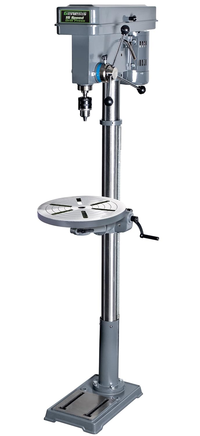 Genesis GFDP160 13Inch 16Speed Floor Stand Drill Press tillescenter