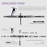 Gaahleri Airbrush Premium Series GHPM-Mobius 0.3mm Nozzle Spiral Mac Cutaway view 5