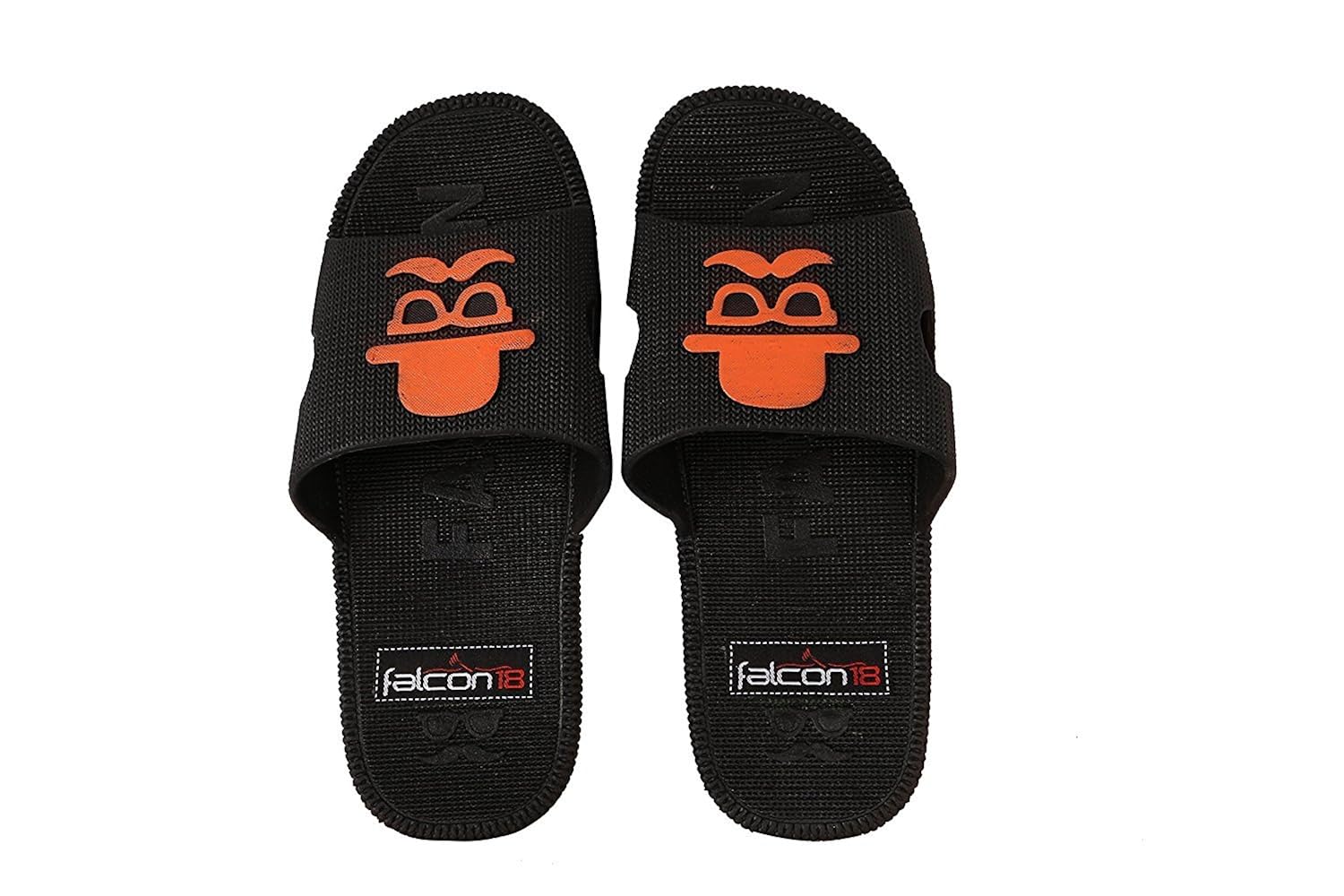 falcon18 women's premium quality stylish and designer moustache flipflops and slide slippers