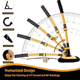 Harazaqa 15° Curved Car Cleaning Brush with Telescopic 43" Aluminum Handle view 5