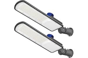 YANYCN 2 Pack 150W LED Parking Lot Light,Dusk to Dawn Outdoor Shoebox Pole Lighting Wall Mount Exterior Flood Light,5000K Daylight Commercial Outside Light,IP65 Waterproof for Street Security Area