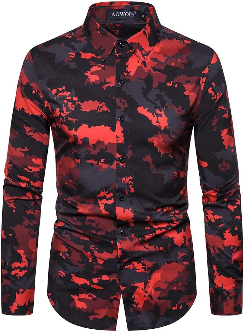 red camo shirt